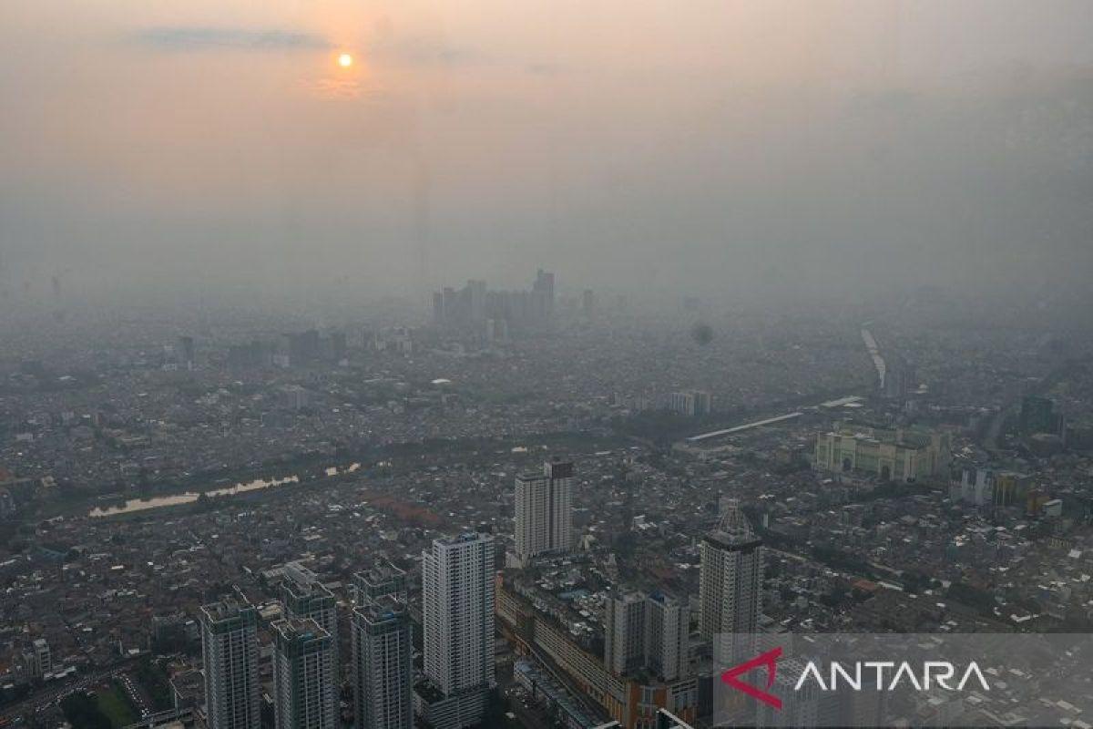 Jakarta's air quality ranks second worst in the world on Saturday