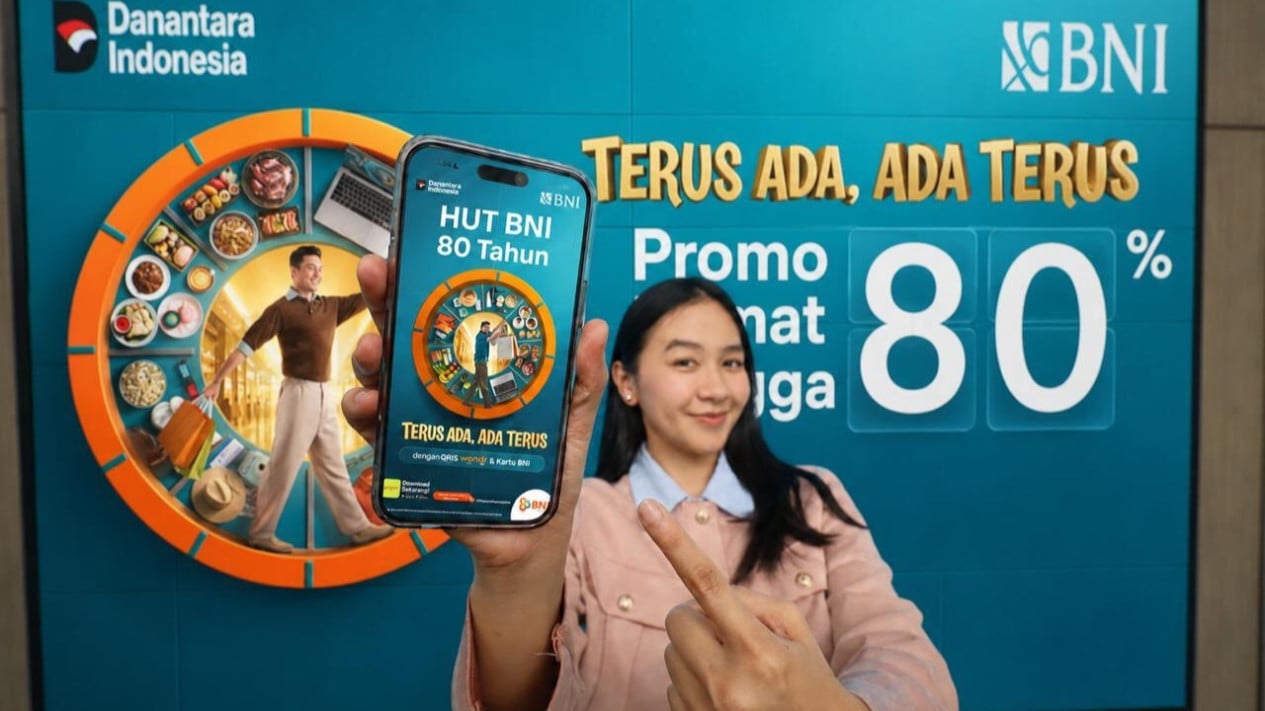 BNI Marks 80th Anniversary with Promotions Worth Up to IDR 8 Million, Offering Discounts on Shopping, Dining, and Flights