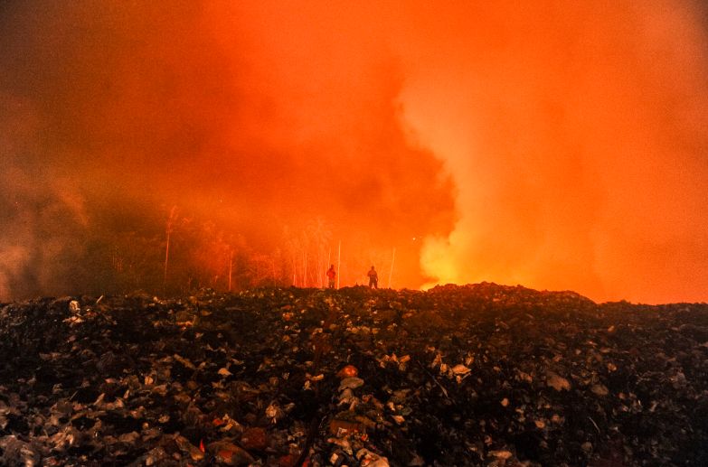 Landfill Fires in Indonesia: A Record of Crisis Over the Past Five Years