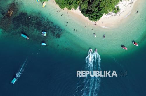 Cingkuak Island Becomes a Mainstay of Tourism in West Sumatra's South Coast