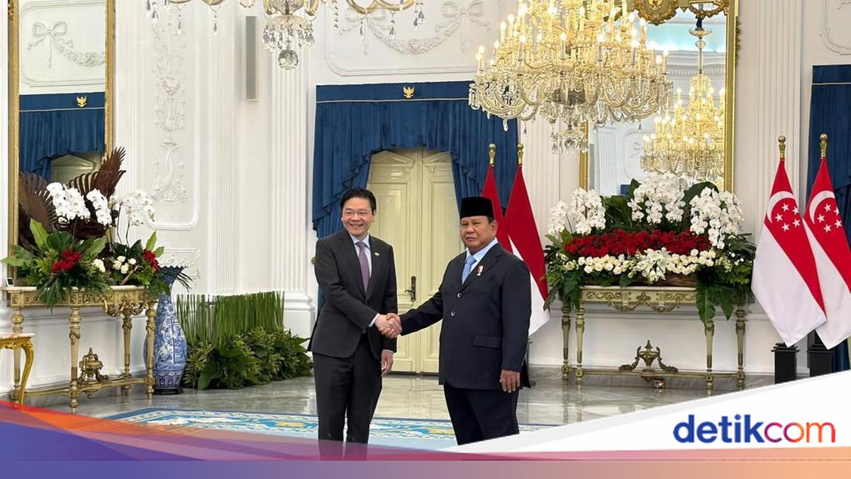 Prabowo Receives Singapore PM at Palace, 26 Agreements to Be Signed