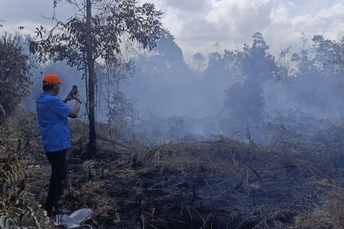 BPBD prioritises forest fire handling near Sampit Airport