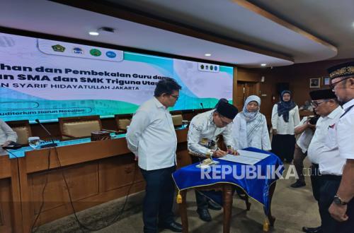 UIN Jakarta Assures Triguna Teachers of Job Security as School Governance Shifts to BLU System