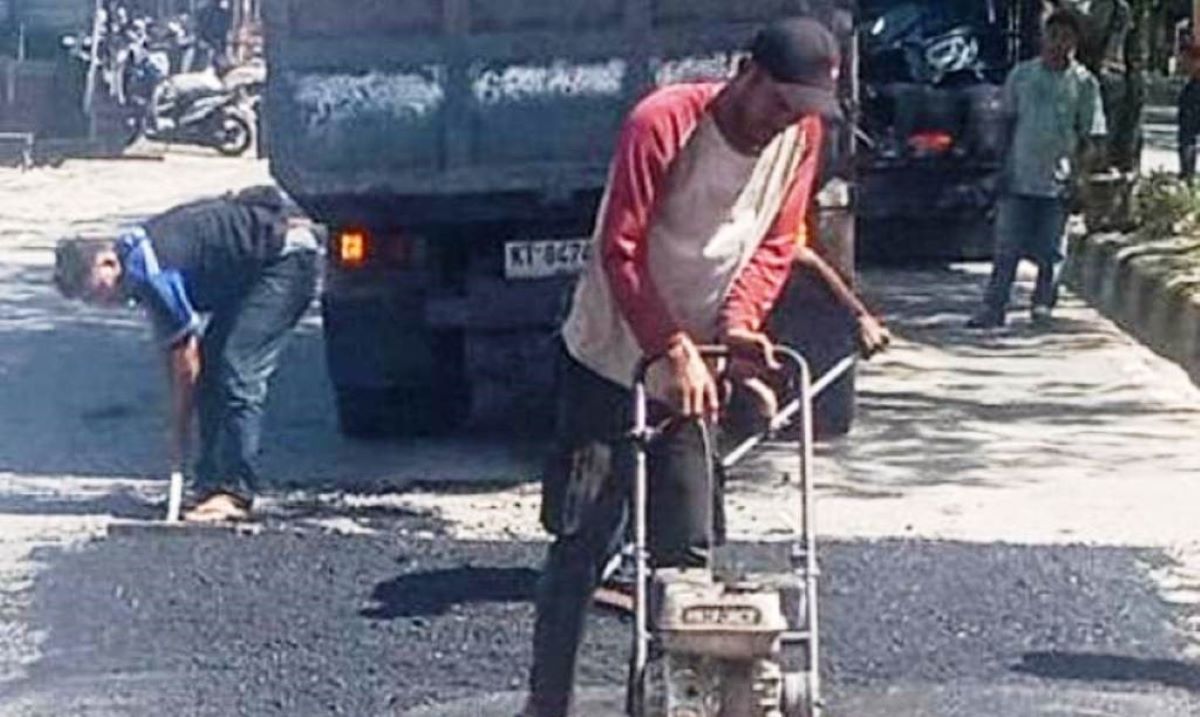 Responding to Complaints, Road Repairs in North Penajam Paser, East Kalimantan Accelerated This Month