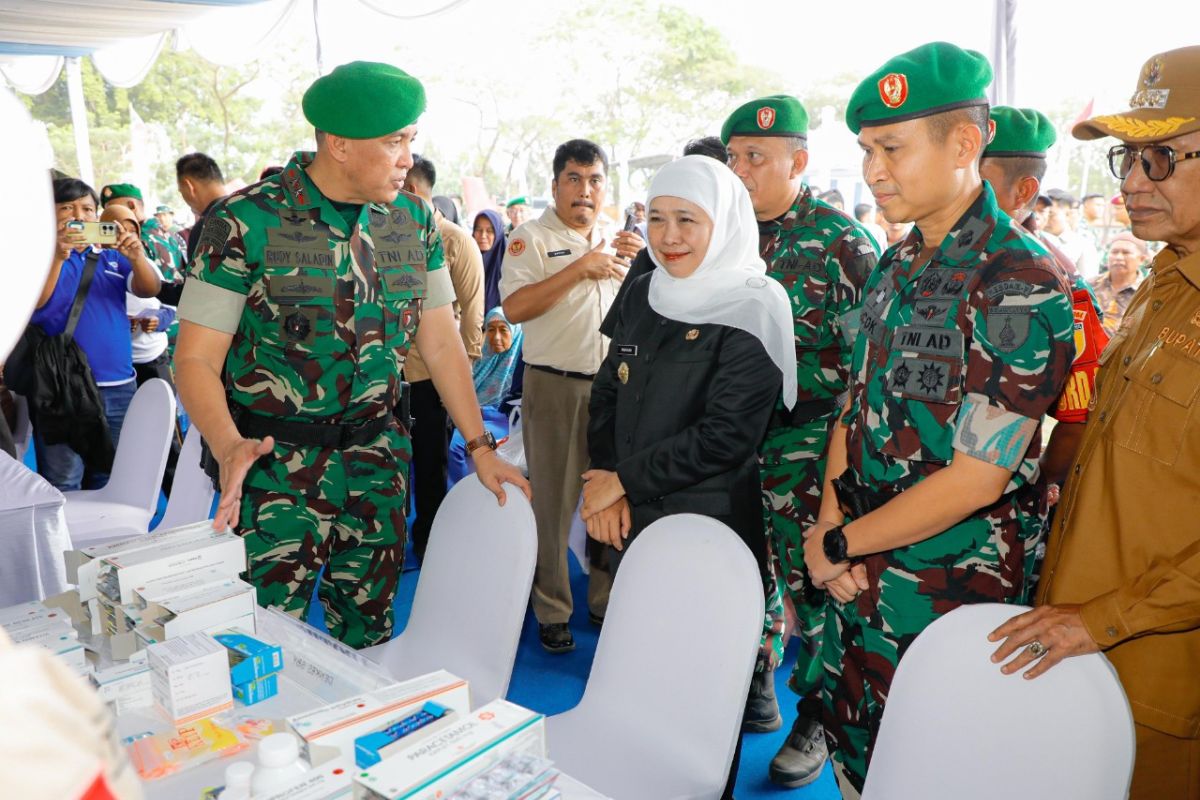 Khofifah: TNI AD's Community Service Programme to Accelerate Equitable Development in Madura