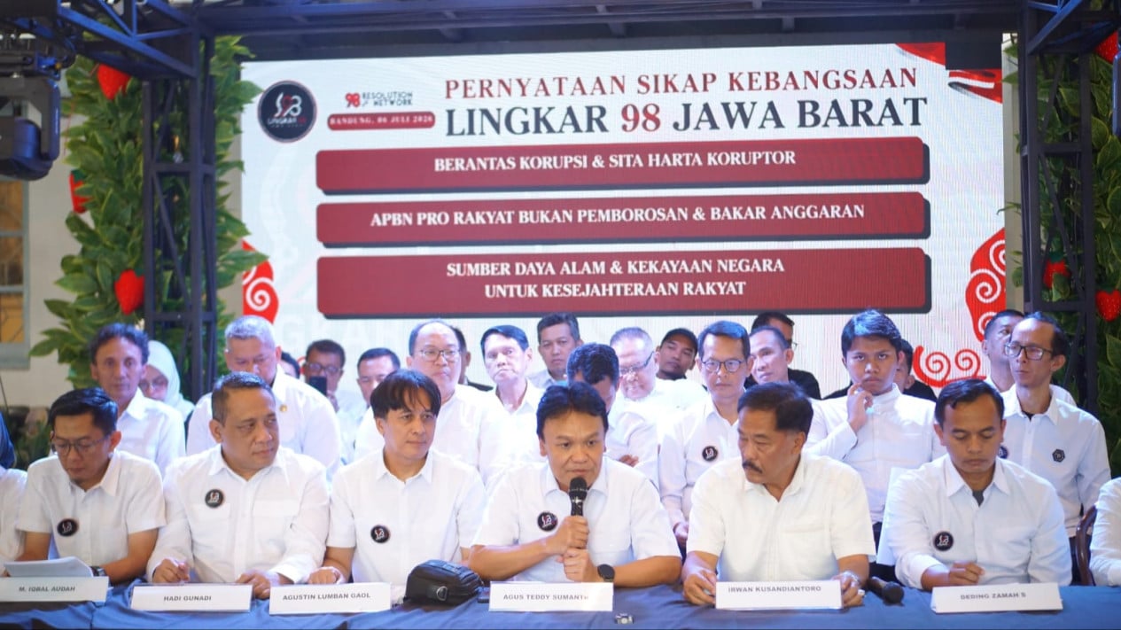 West Java '98 Activists Affirm Support for President Prabowo's Populist Programmes