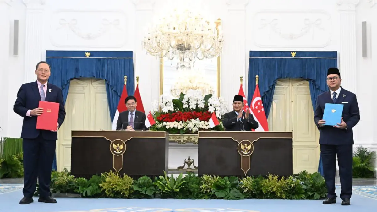 Indonesia and Singapore Agree on 26 Strategic Partnerships, Covering Investment to Energy
