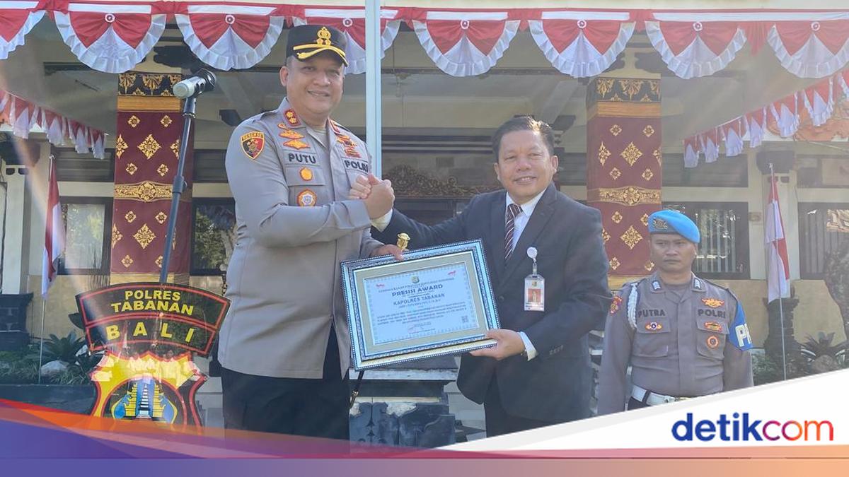 Tabanan Police Receive Presisi Award from Lemkapi