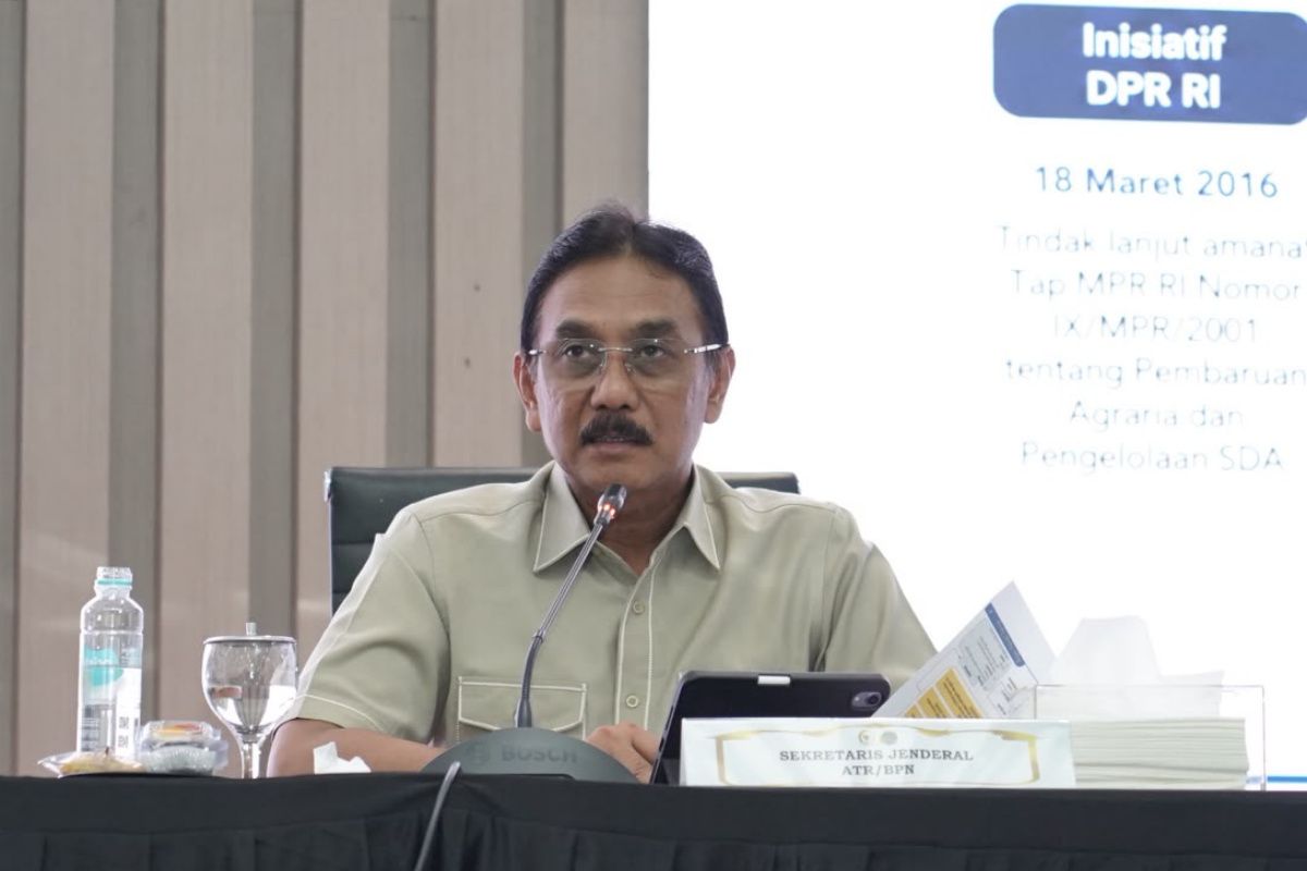 Ministry of ATR: Land Administration Bill to Strengthen Agrarian System