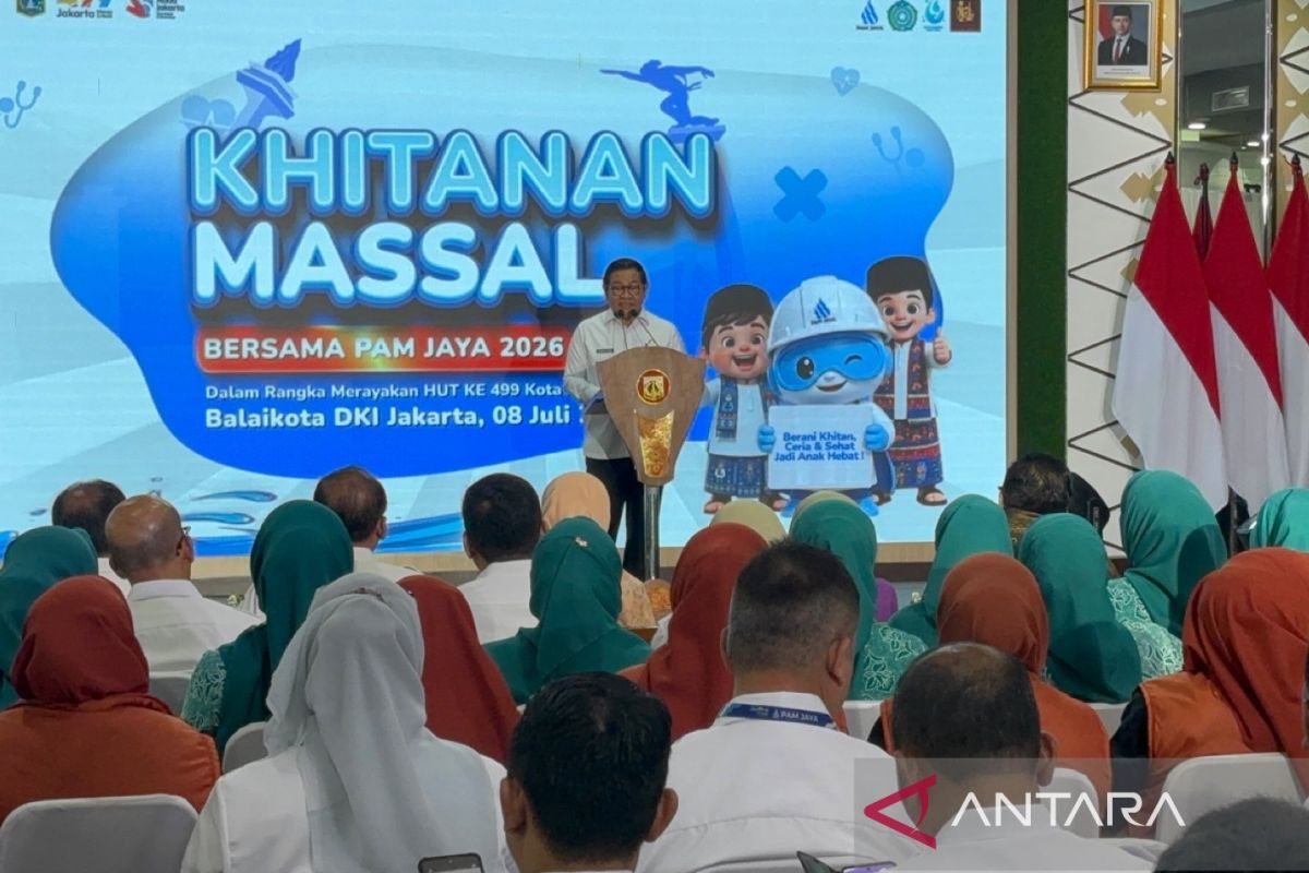 Pramono targets 5,000 children for PAM Jaya mass circumcision next year
