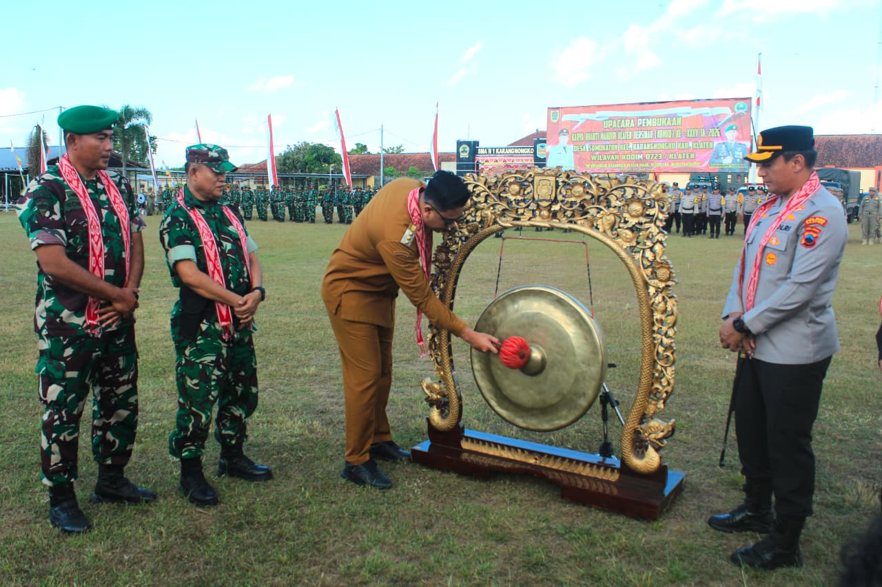 KBMKB XXXV in Somakaton Village, Klaten, Targets Physical and Non-Physical Development