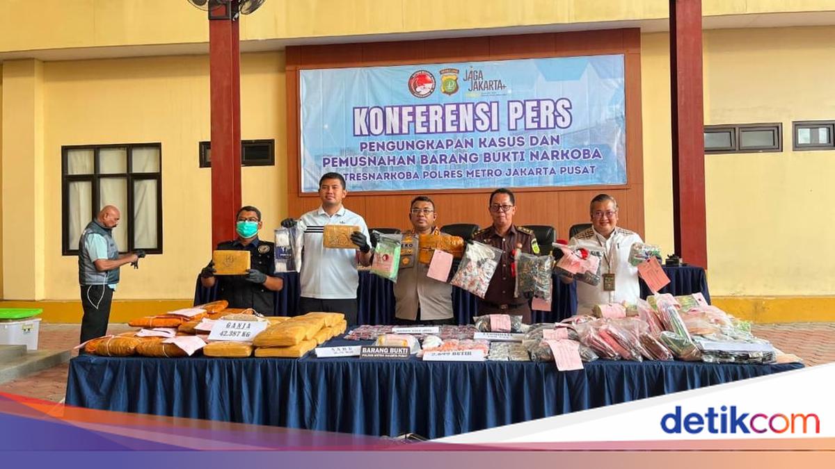 Central Jakarta Police Uncover 20 Drug Cases in June 2026, 15 Named Suspects
