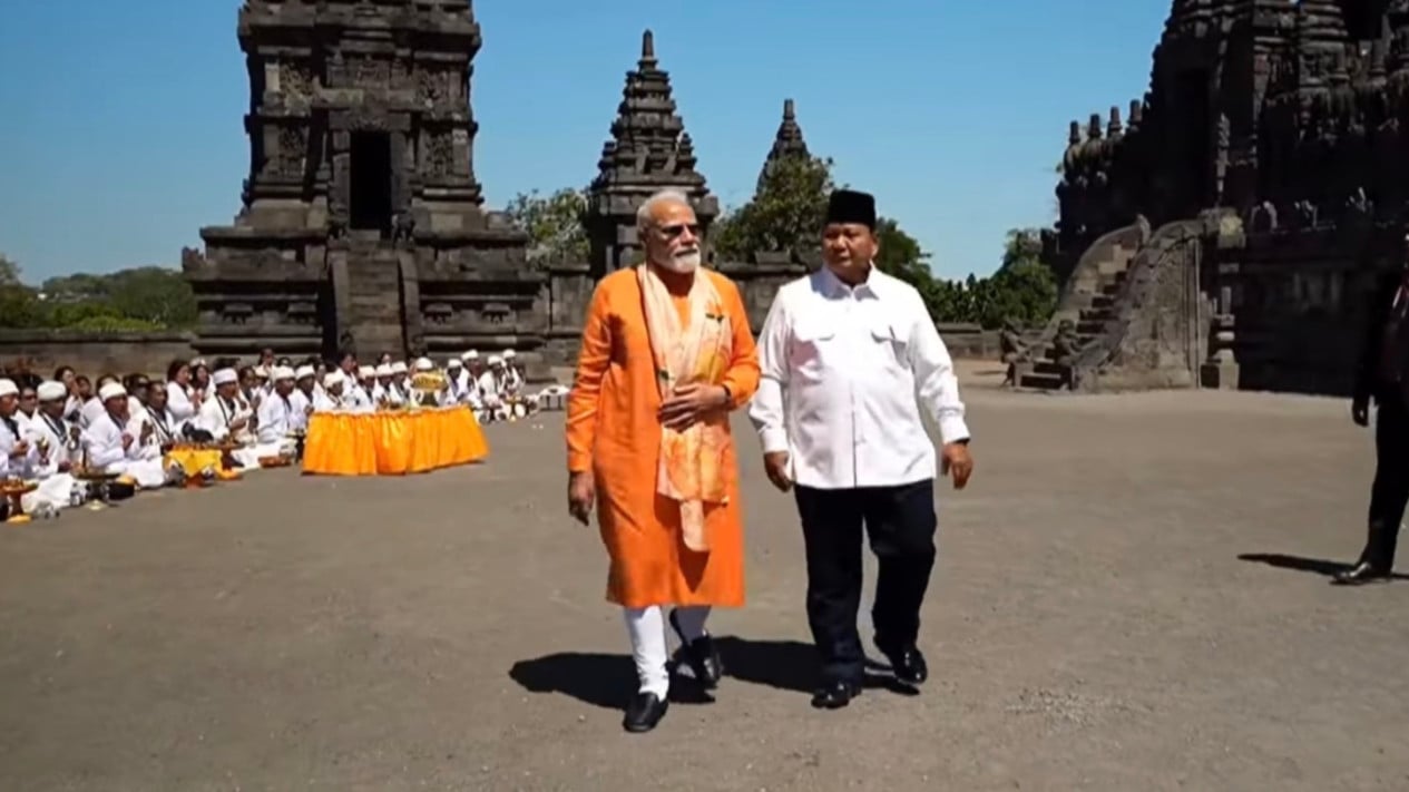 PM Modi Confident Indian Tourist Numbers to Prambanan Temple Will Surge Following Revitalisation
