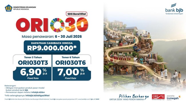 Planning to Invest? bjb Ready to Realise Financial Plans Through ORI030