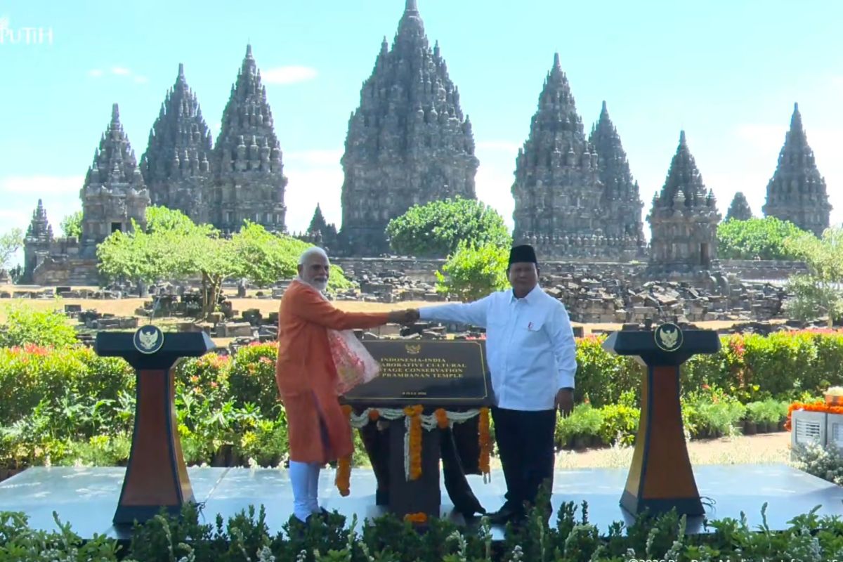 Prabowo says Prambanan's Ramayana reliefs unite Indonesia, India