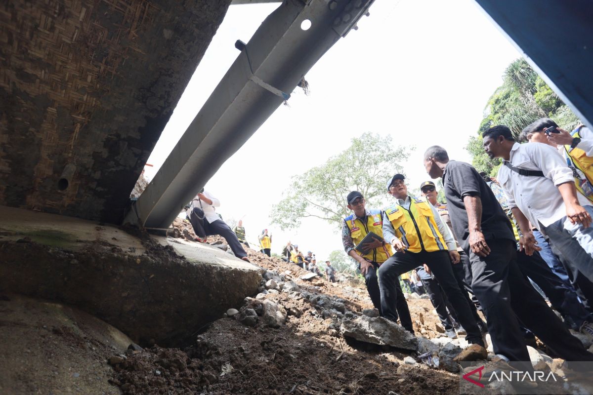 Public Works Minister to Reinforce Self-Help Bridge in Aceh