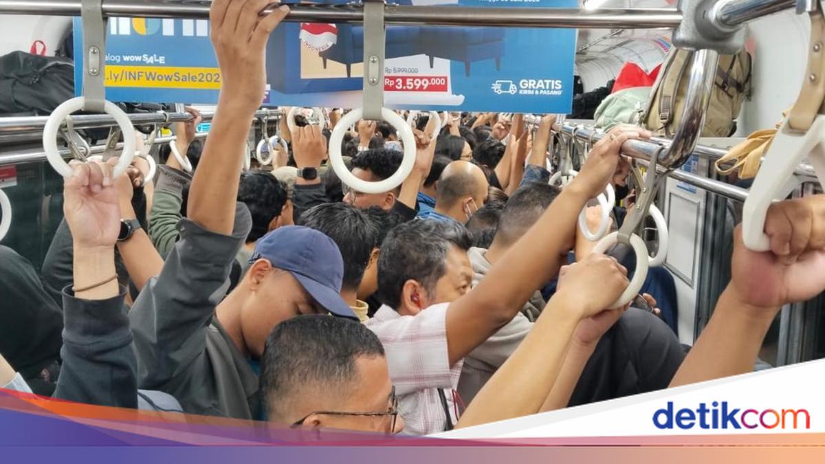 Red Line Disruption: KRL Held Up Before Universitas Pancasila Station