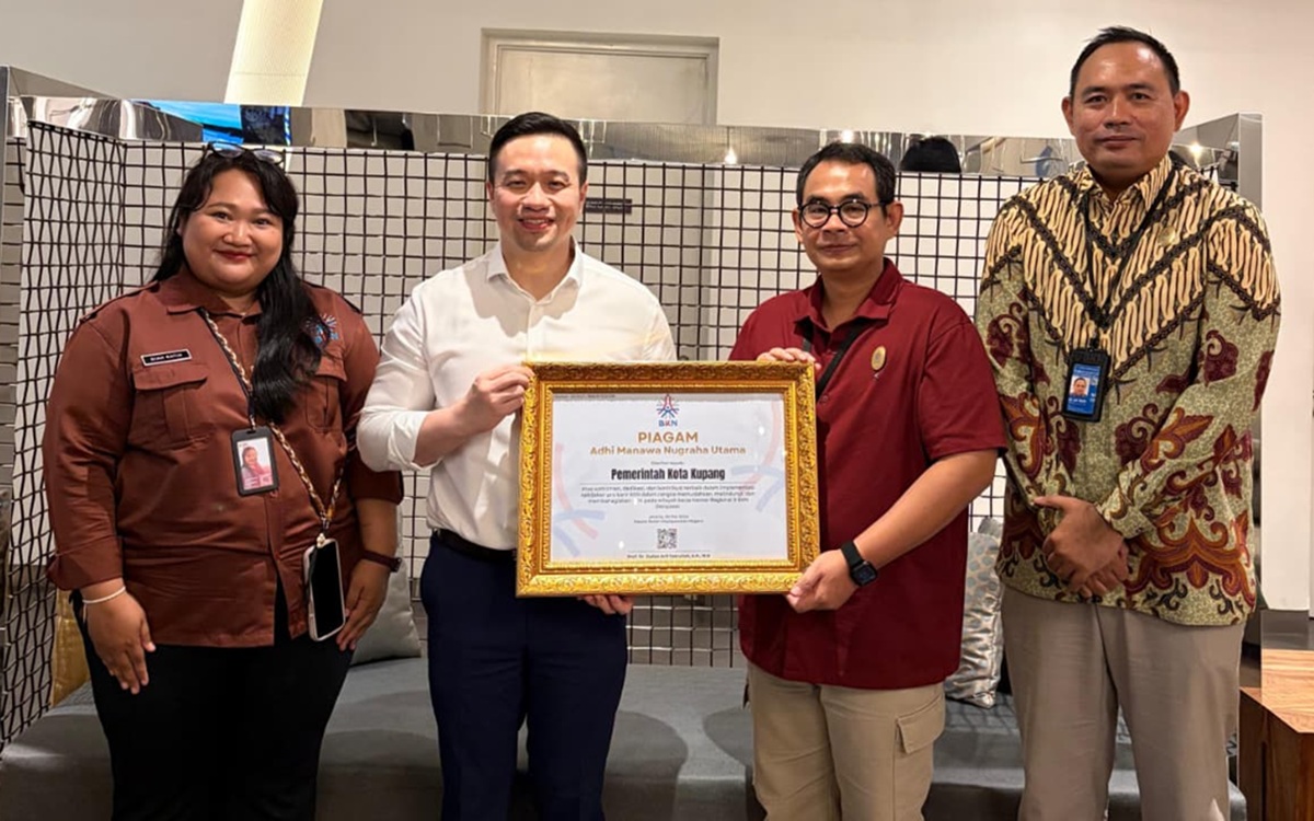 Kupang City Wins Top BKN Award for Merit-Based Civil Service Management