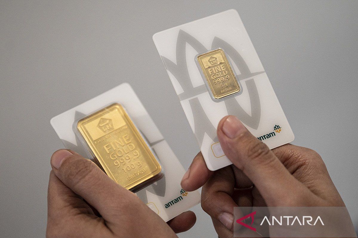 Antam Gold Price Drops to Rp2.63 Million per Gram on Thursday