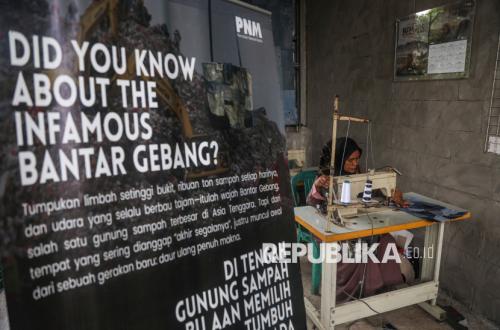 Waste jeans transformed into export products in Bantargebang