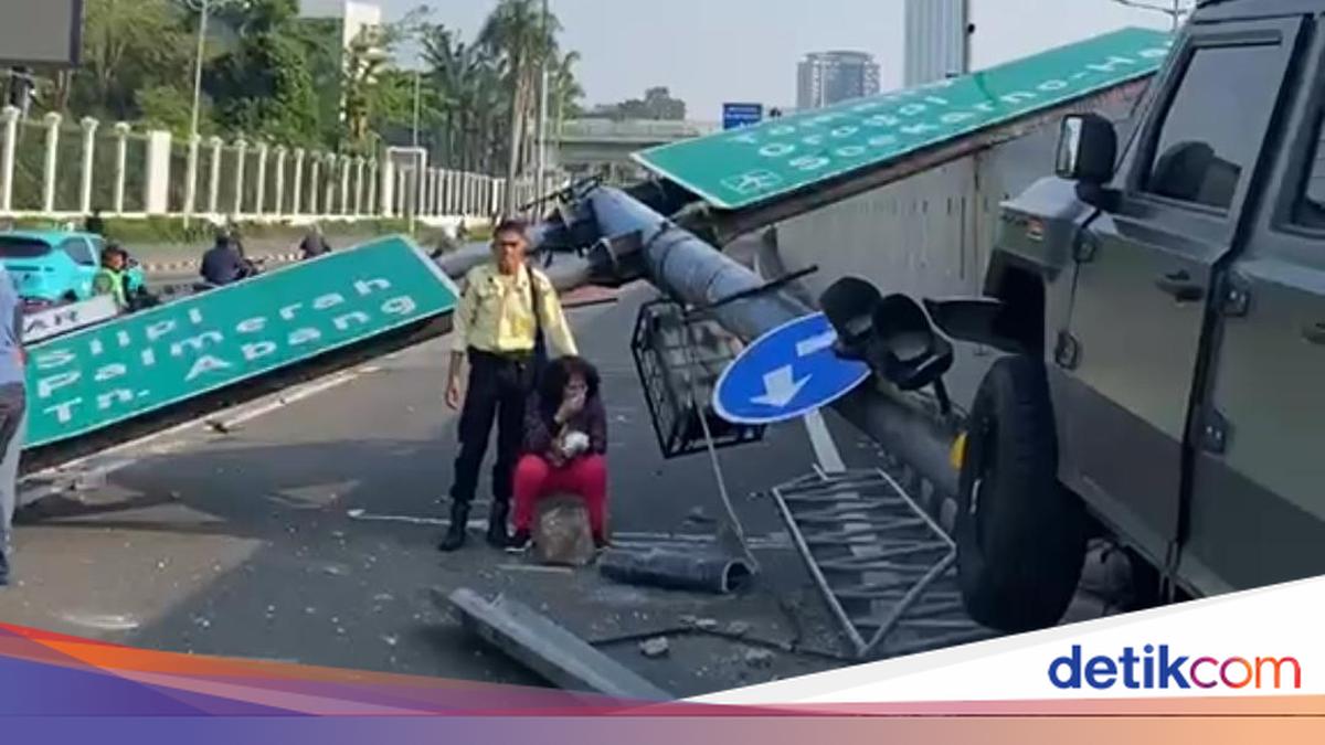 TNI Service Vehicle Driver Who Crashed into Slipi Exit Toll Pole Suspected of Drowsiness