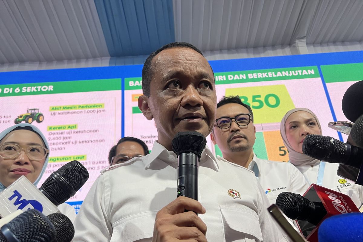 Bahlil to build methanol plants in East Java and East Kalimantan for B50 needs