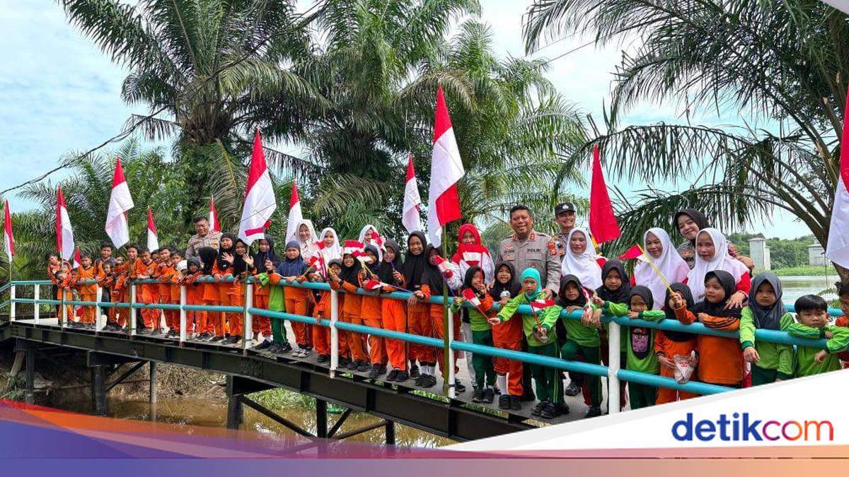 New Bridge in Pelalawan Ends Schoolchildren's Perilous Journeys