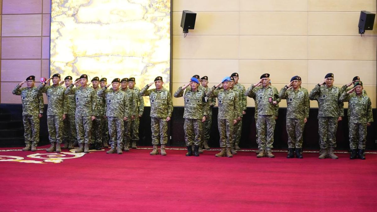 105 High-Ranking TNI Officers Promoted