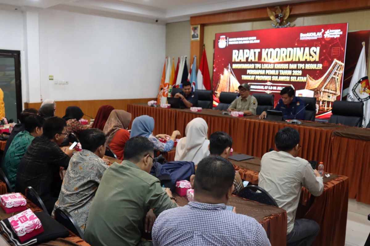 South Sulawesi KPU Begins Inventorying Special and Regular Polling Stations for 2029 Elections