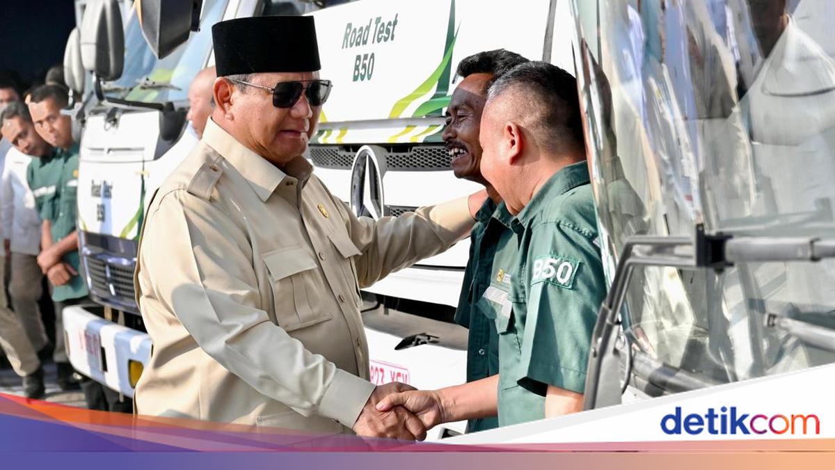President Prabowo Inspects B50 Biodiesel Rollout, Chats with Truck Drivers