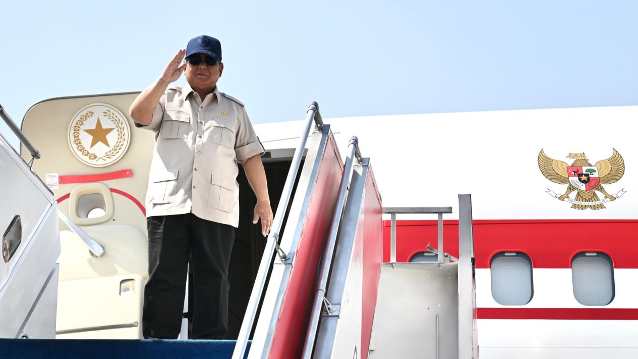 Prabowo Departs for NTB, to Inaugurate 5 Dams