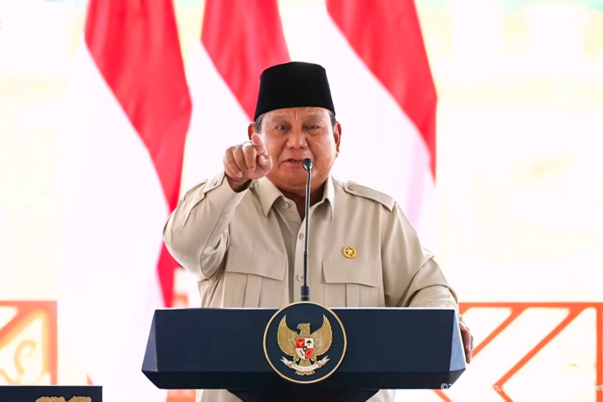 Prabowo urges military, police and prosecutor officials to self-reflect