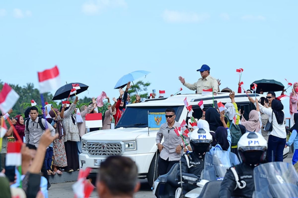 Prabowo inaugurates dam, farmers no longer face water shortages