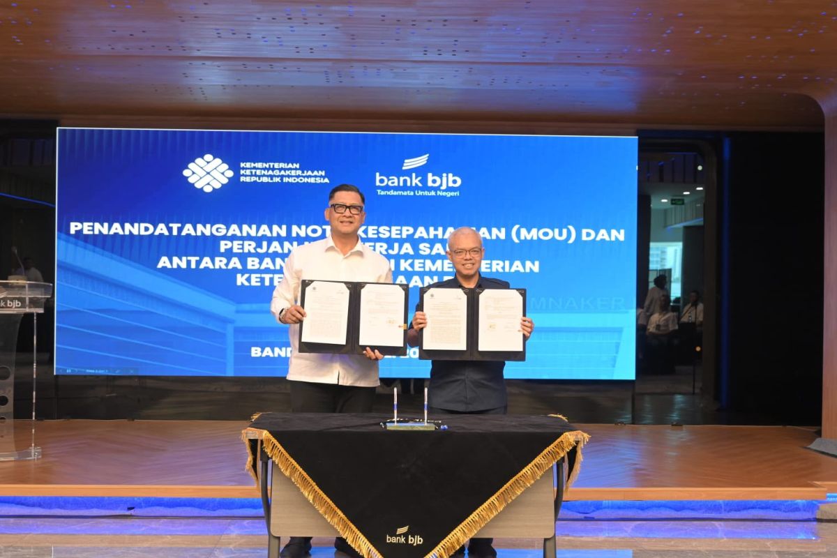 Manpower Ministry and Bank bjb Forge Partnership for HR Development and Banking Services