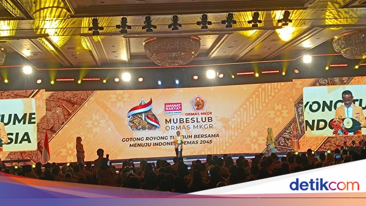 Bahlil Urges MKGR Cadres to Provide Input to Government, Highlights Free Meal Programme