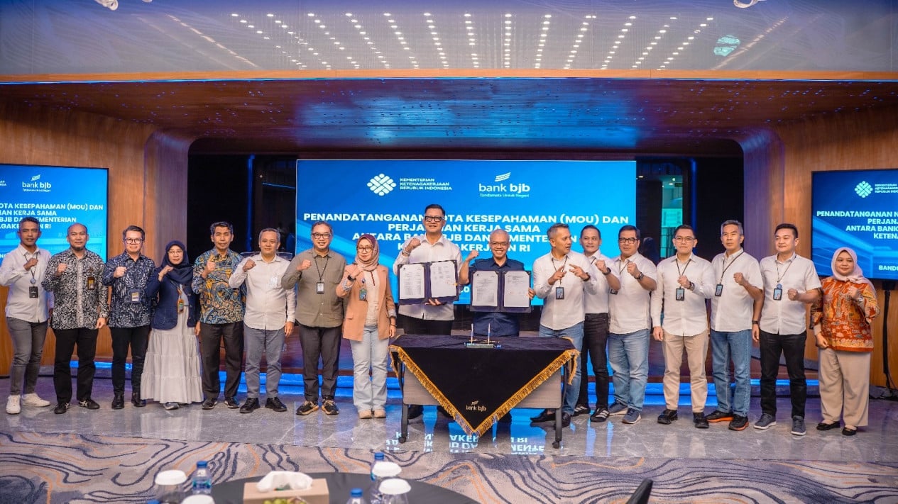 bank bjb Strengthens Indonesian Workforce Competitiveness Through MoU with Manpower Ministry