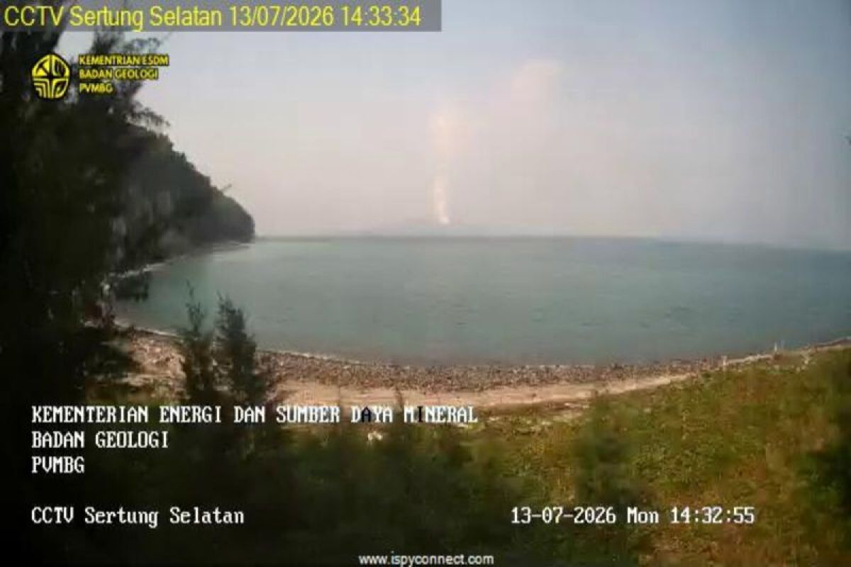 Mount Anak Krakatau Erupts 19 Times in June-July 2026, Status at Level III Alert