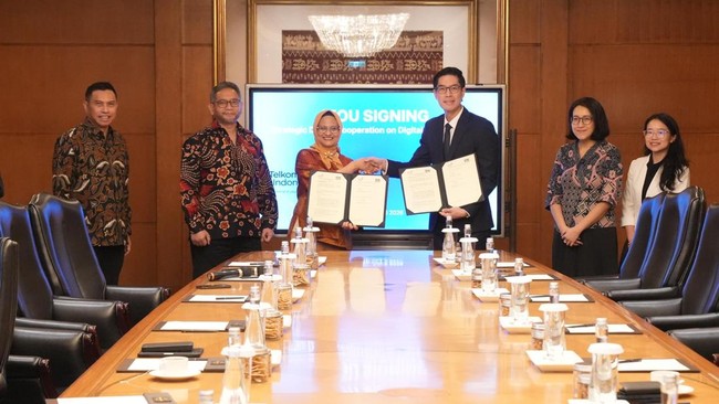 Telkom Signs MoU with Singapore's EDB to Boost Digital Infrastructure