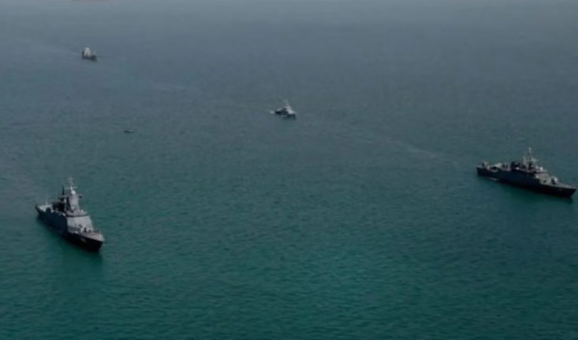 US and Iranian Forces Exchange Fire in the Strait of Hormuz