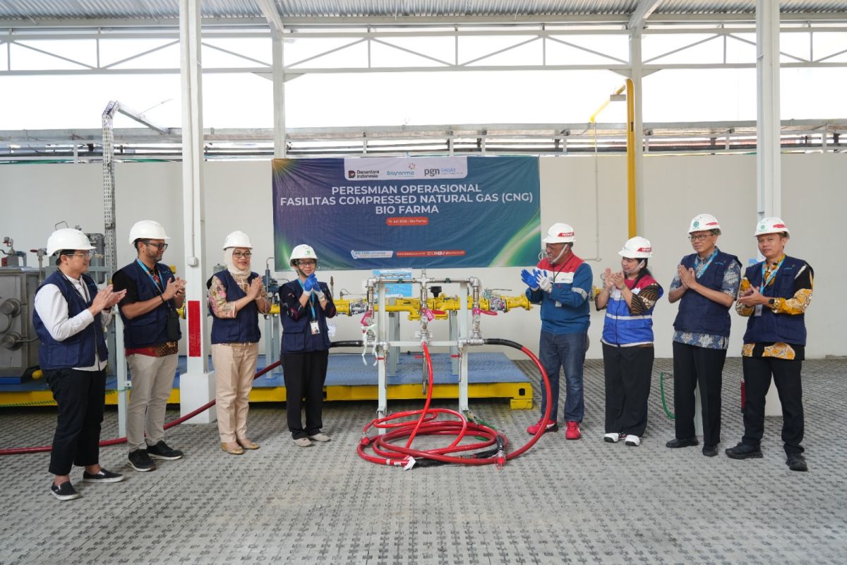 Bio Farma Inaugurates CNG Facility, Bolstering Operational Efficiency and Low-Emission Energy Transition