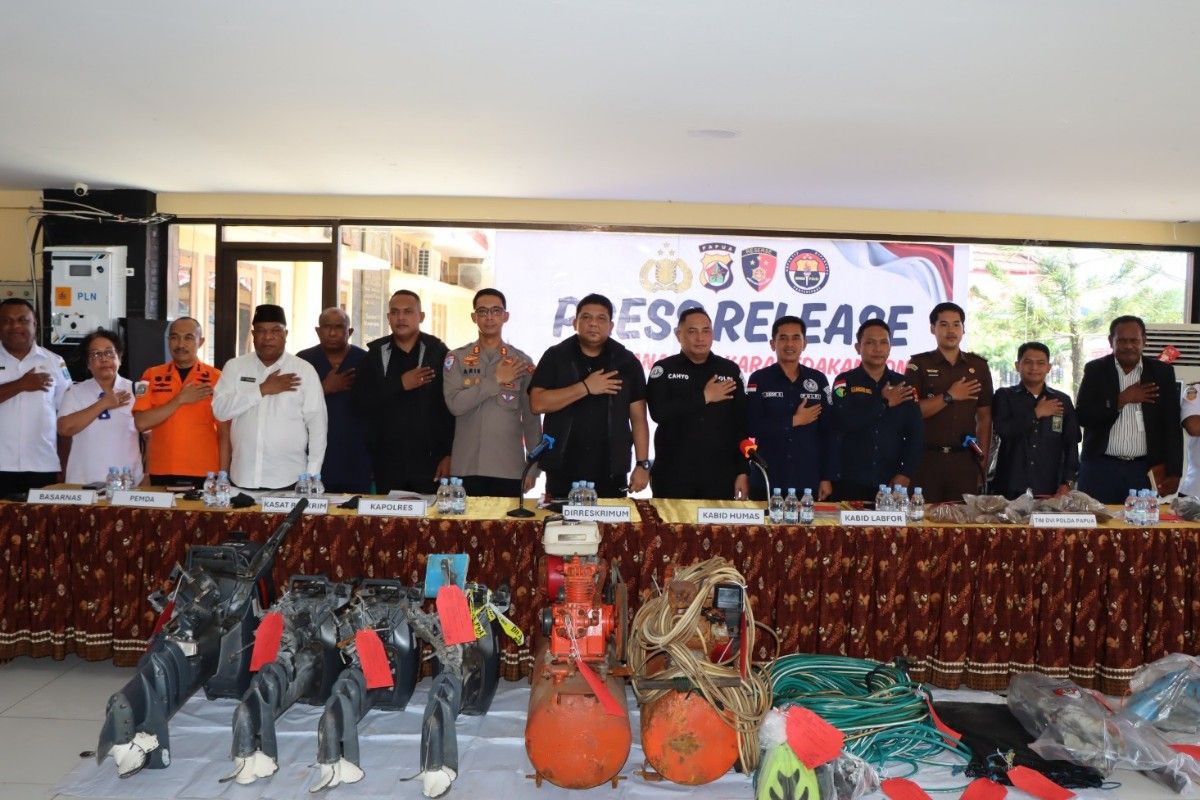 Papua Police Reveal Forensic Lab and DVI Results on Biak Bomb Blast