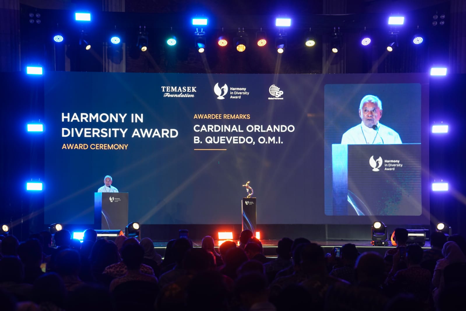 Mindanao Peacebuilder Cardinal Quevedo Receives Inaugural Regional Harmony Award in Jakarta