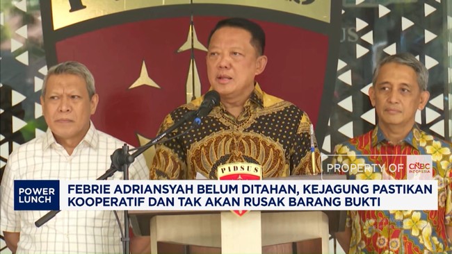 AGO: Febrie Adriansyah Named Suspect, But Not Yet Detained