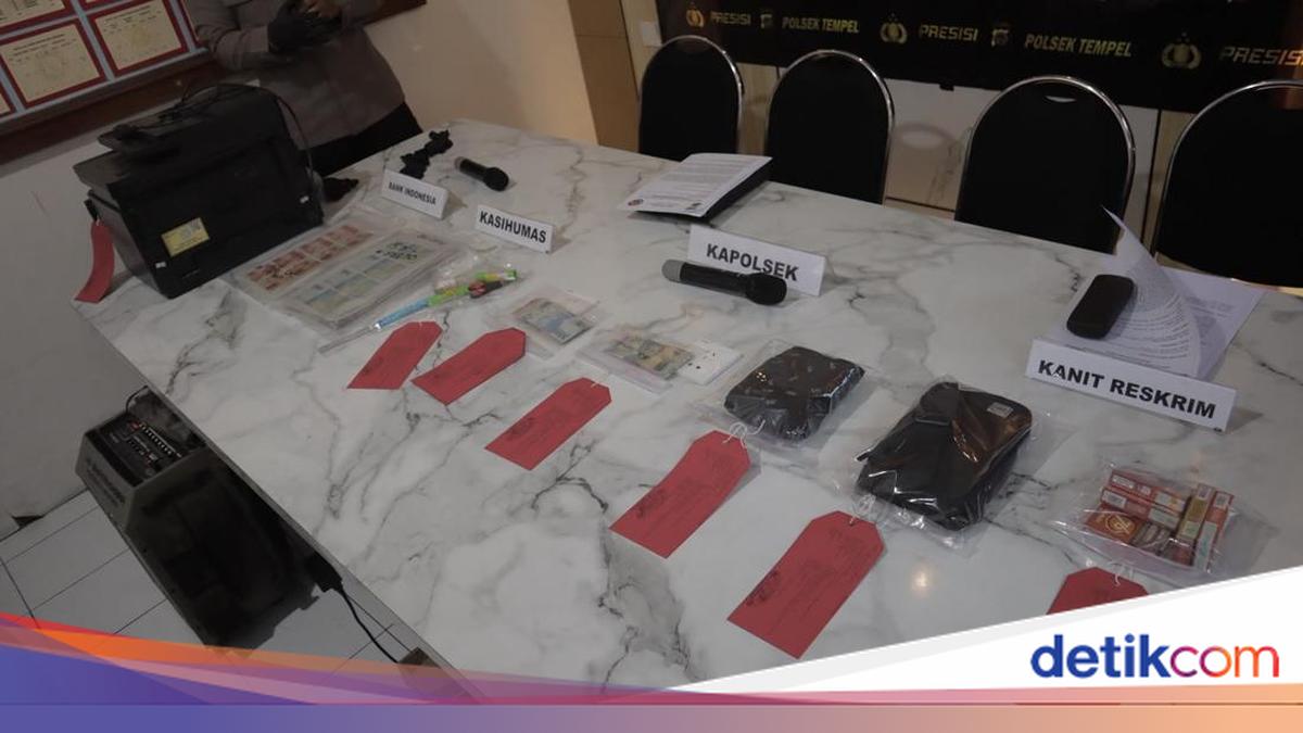 Sleman Man Arrested After Printing Money with a Printer to Buy Cigarettes