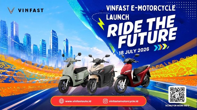 Indonesia Gets First Look at VinFast's E-Motorcycle Lineup