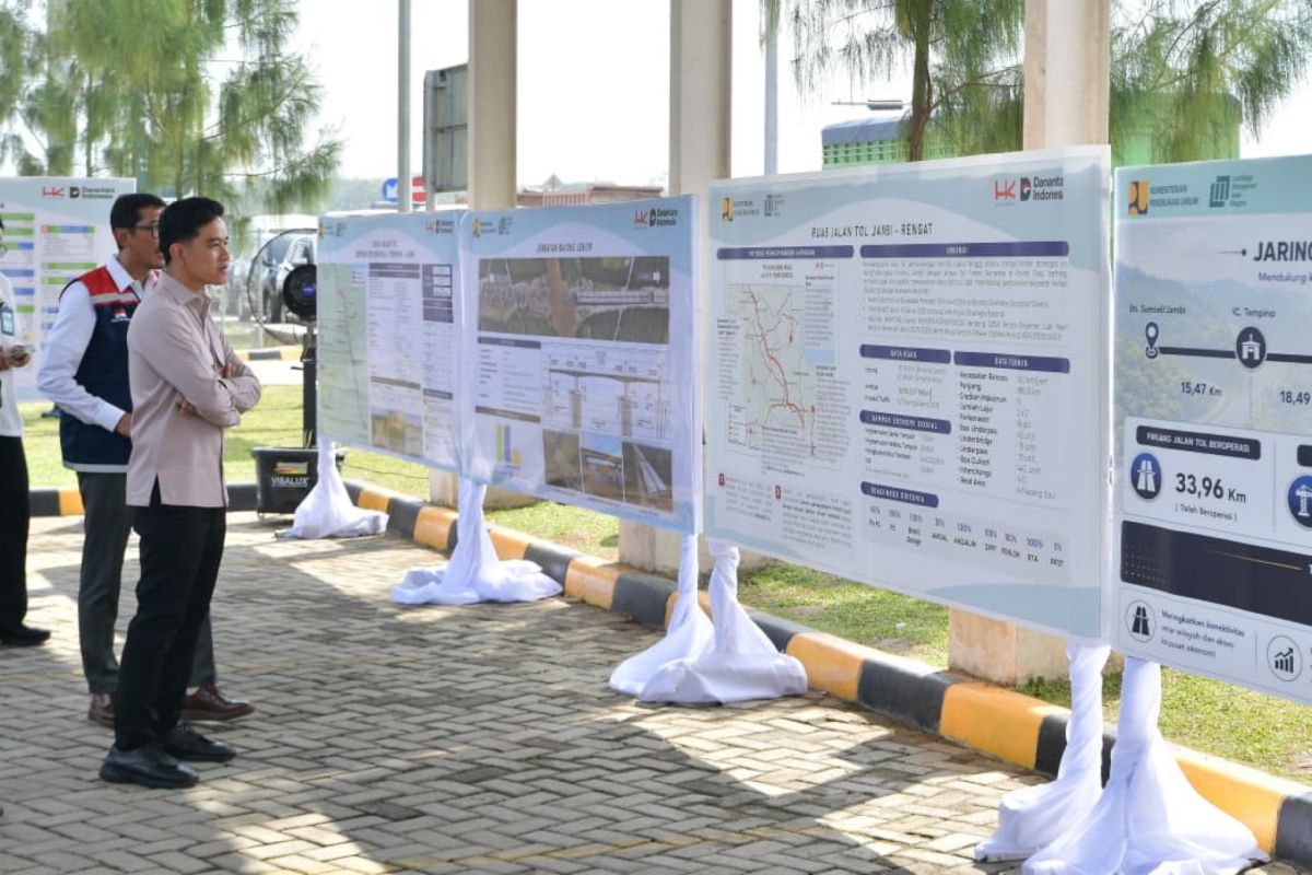 VP Gibran Ensures Bayung Lencir Toll Road Development on Target