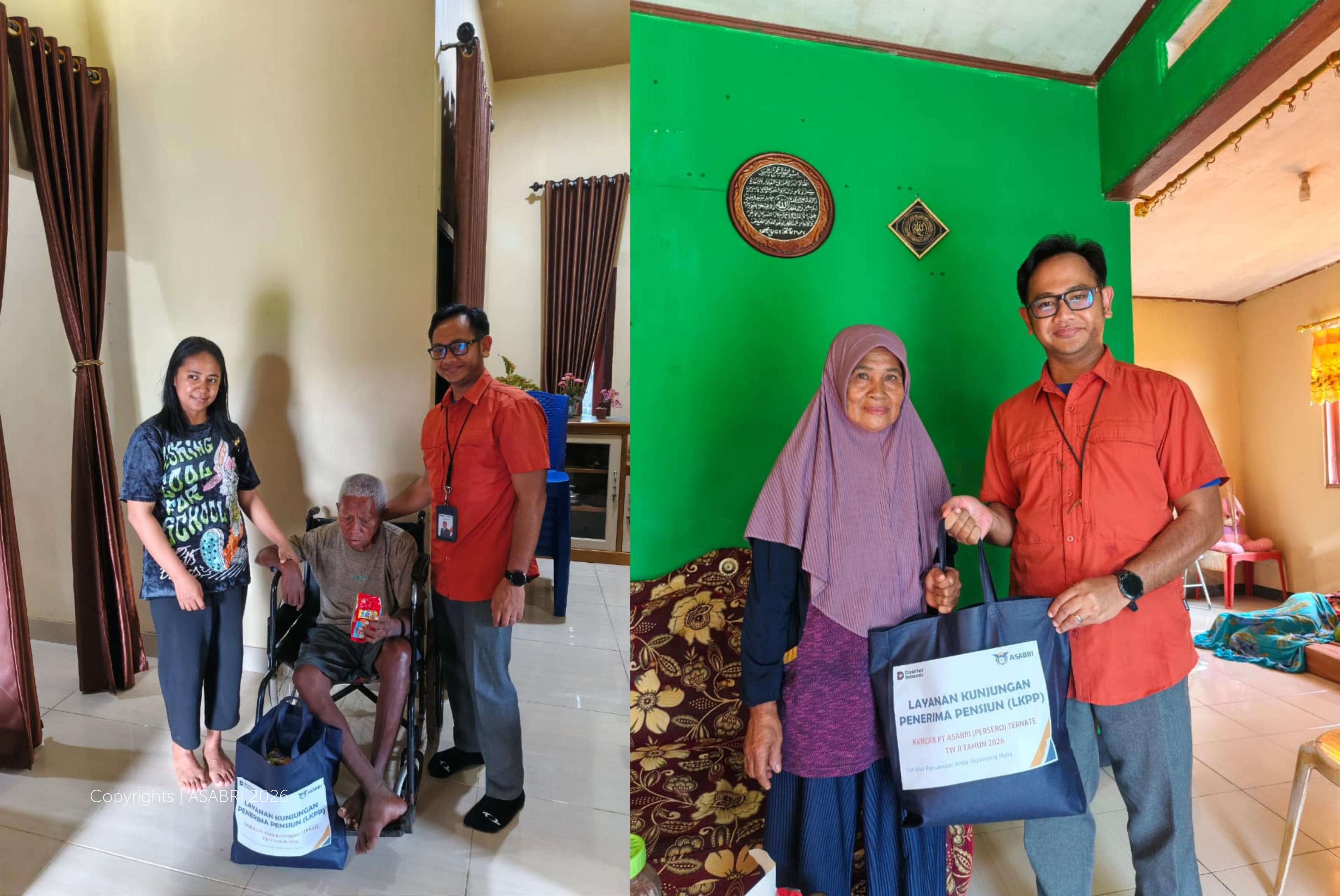 ASABRI Brings Door-to-Door Digital Authentication Service to Pensioners in Remote Jailolo