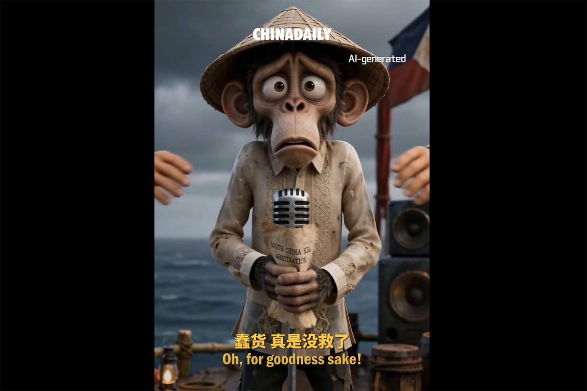 Philippines Protests AI Video by China Daily Depicting Filipinos as Monkeys