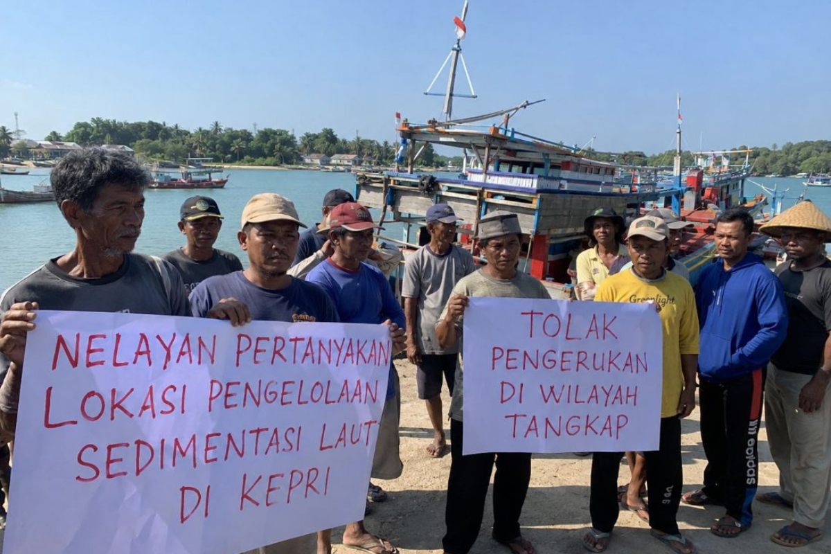 Bintan and Lingga Fishermen Reject Planned Seabed Sediment Dredging in Fishing Grounds