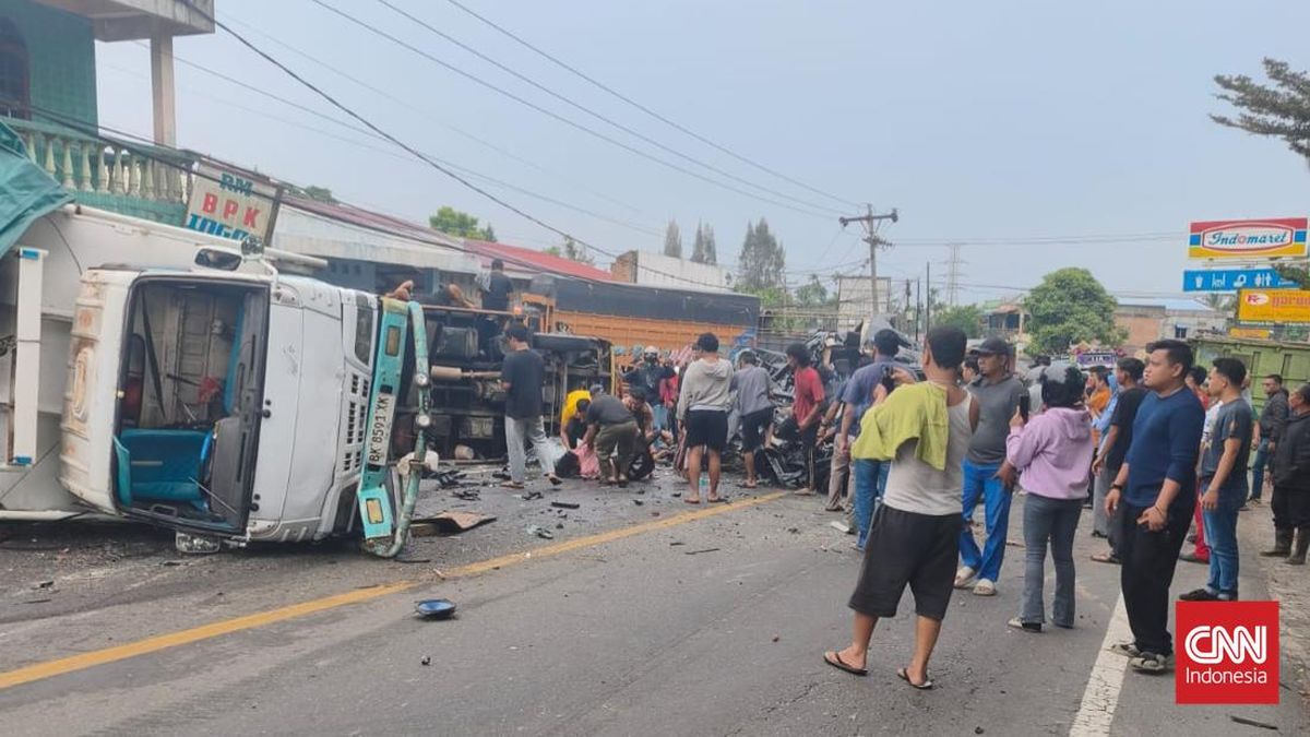 Four Dead, Eight Injured in Sibolangit Crash as Truck's Brakes Allegedly Fail